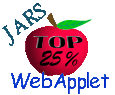 Rated Top 25% WebApplet by JARS